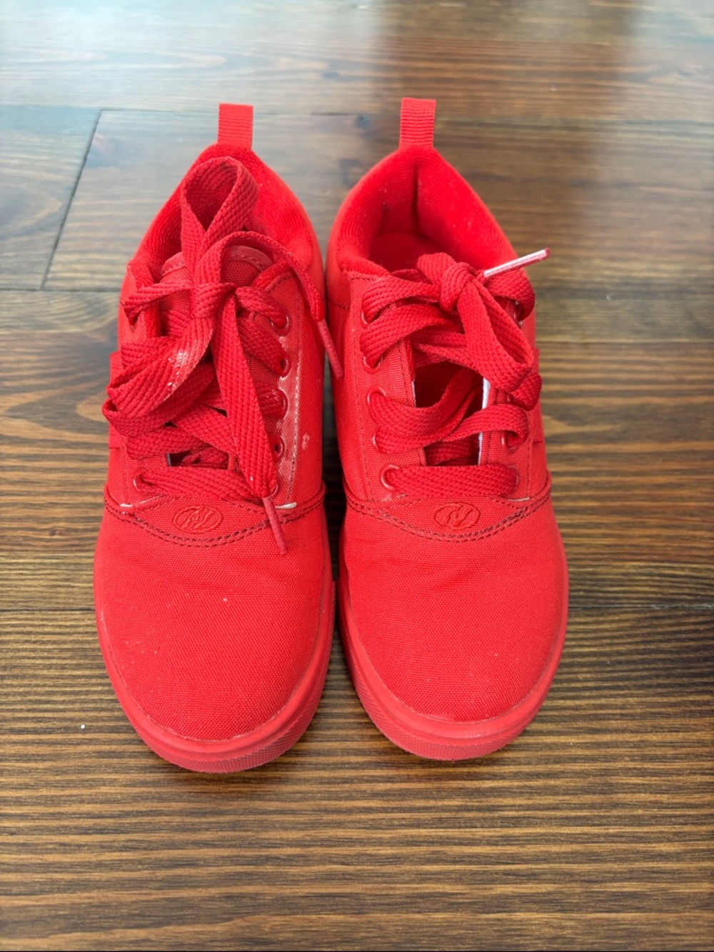 Hurley Kids Red Canvas Lace-Up Sneakers
